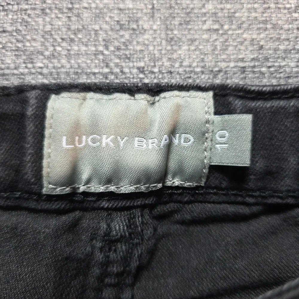 Lucky Brand Jeans Girls Black Zoe Skinny Size 10 Adjustable waist